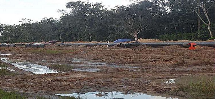Pipeline construction project